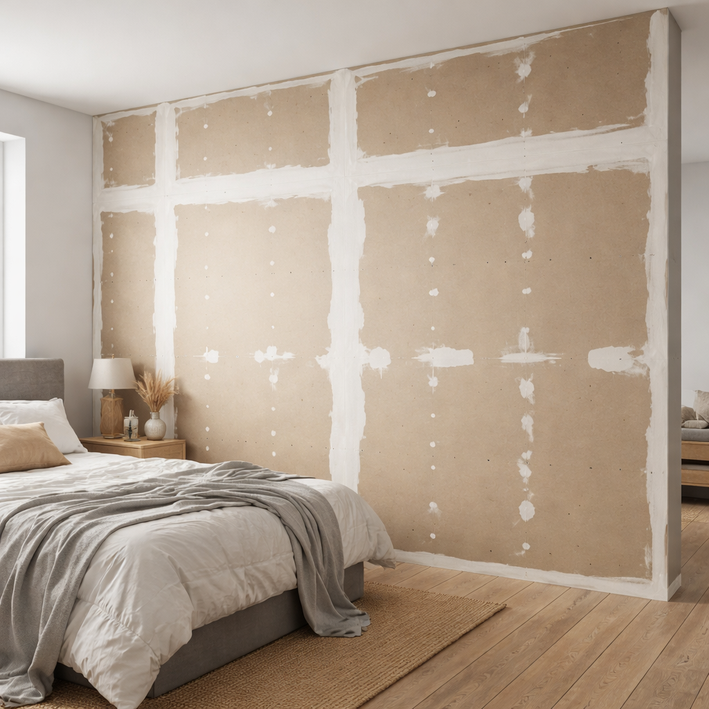 Gipsplaten Muur Slaapkamer